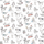 Флизелиновые обои в детскую "Dandy" арт.D6 001 с рисунками собак и шуточными надписями на белом фоне из коллекции Bon Voyage, фабрика Loymina